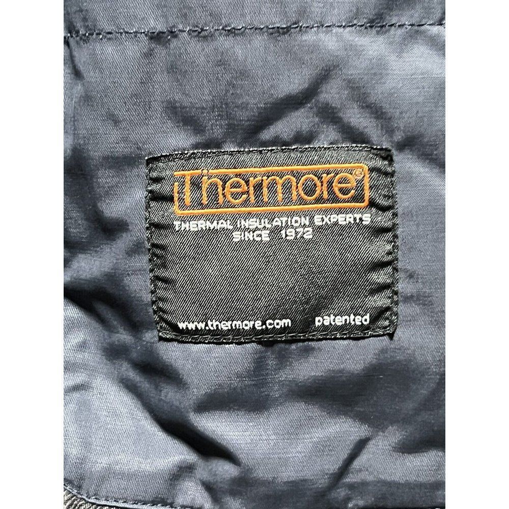 J Crew Quilted Navy Blue Field Jacket Thermore Insulated Men's Size Medium - Picture 11 of 15